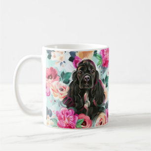 Taza De Café Parra floral de coqueto