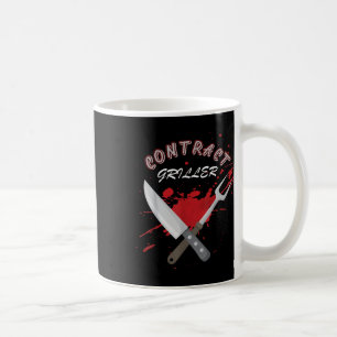 Taza De Café Parrillada de Contratos Funny Grill Barbecue Bbq S