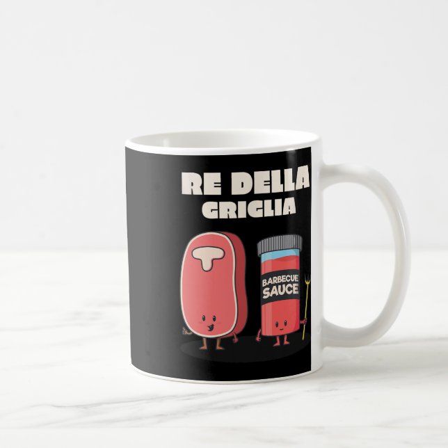 Taza De Café Parrillada King Of The Grill Bbq (Derecha)