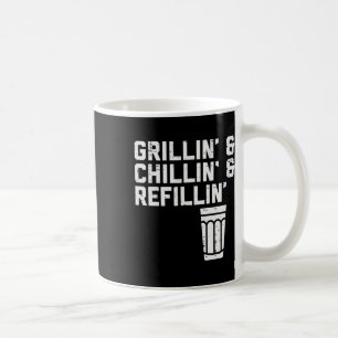 Taza De Café Parrilladas Relajantes Reabasteciendo Divertido Bb