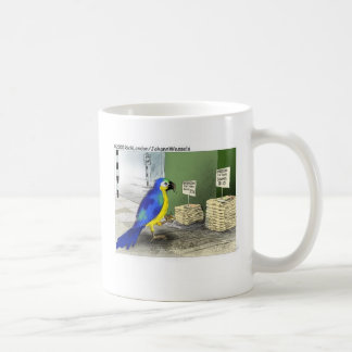 Taza De Café Parrot Baño Fixroom Funny Regalos Personalizados