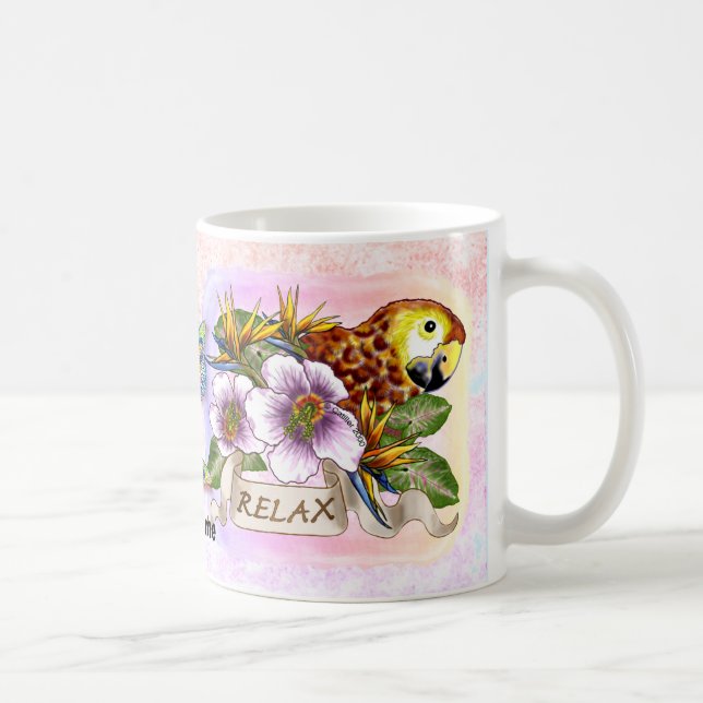 Taza De Café Parrot Relax mug (Derecha)