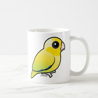Taza De Café Parrotlet pacífico amarillo