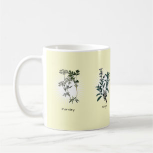Taza De Café Parsley Sage Rosemary & Thyme Herbs