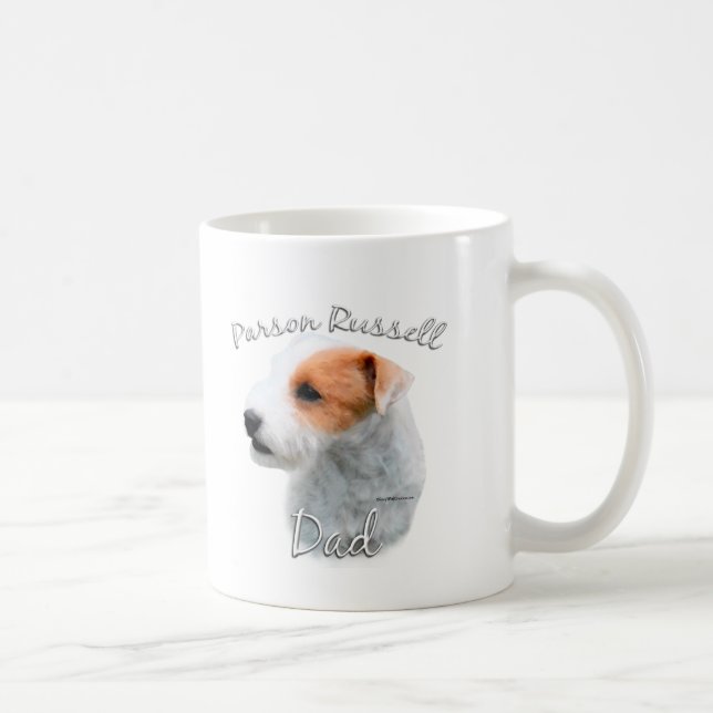 Taza De Café Parson Russell Terrier Dad 2 (Derecha)