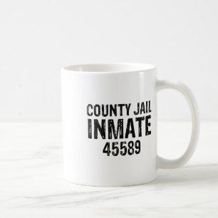 Taza De Café Parte de disfraz de preso en prisión del condado d