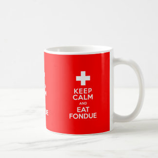 Taza De Café ¡Parte del suizo! ¡Mantenga tranquilo y coma la
