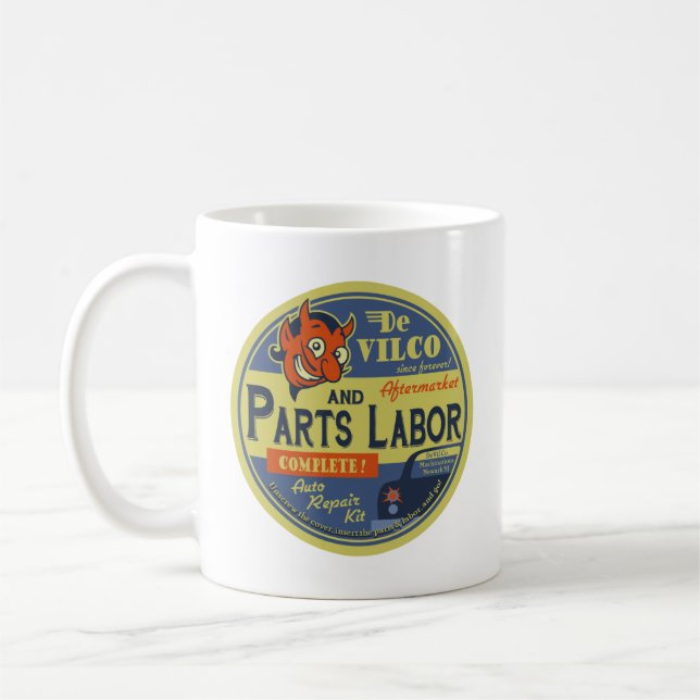 Taza De Café Partes y trabajo (Izquierda)
