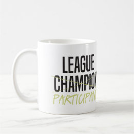 Taza De Café Participante de la liga de fútbol de la fantasía