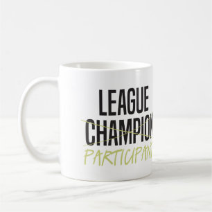 Taza De Café Participante de la liga de fútbol de la fantasía