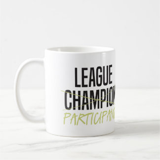 Taza De Café Participante de la liga de fútbol de la fantasía