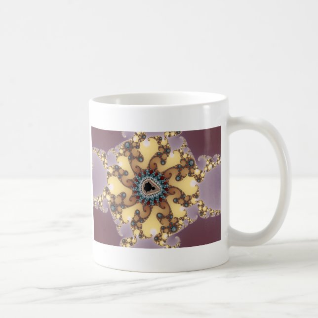 Taza De Café Partícula atómica - Mug fractal (Derecha)