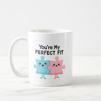 Taza De Café Partida de rompecabezas perfecta para parejas