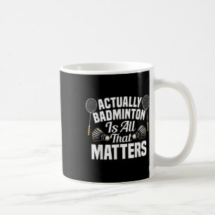 Taza De Café Partido de equipo de bádminton S Volante Jugador d