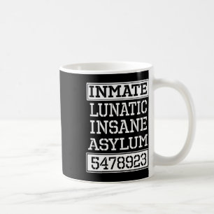 Taza De Café Partido de Halloween de Asilo Indemente Lunático