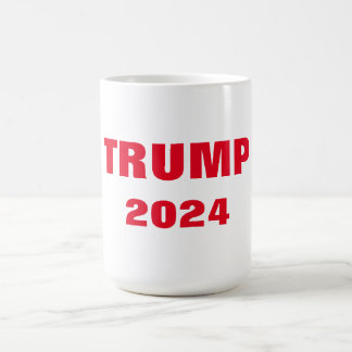 Taza De Café Partido de regalo rojo y colorido de Trump 2024