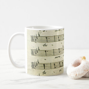 Taza De Café Partituras antiguas, partitura musical antigua 181