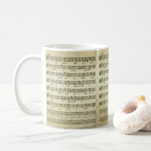 Taza De Café Partituras antiguas, partitura musical antigua 181