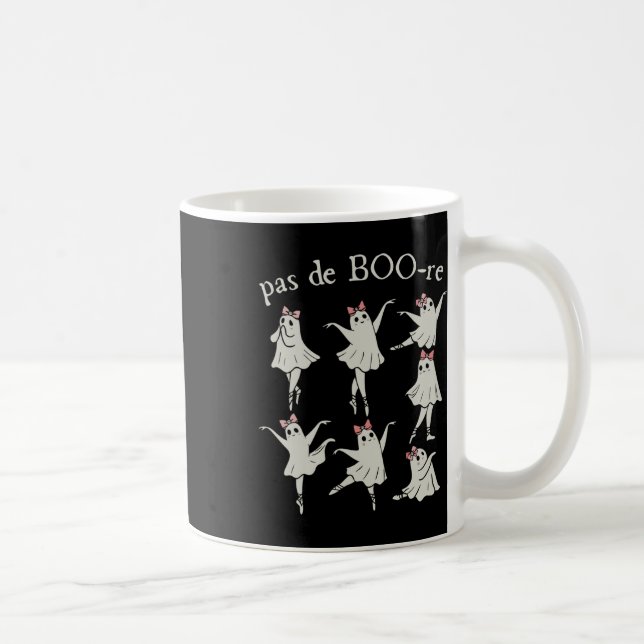 Taza De Café Pas De Boo-re Ballerina Ghost Halloween Spooky Sea (Derecha)