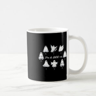 Taza De Café Pas De Boo-rée Funny Ballet Fantasma Baila Hallowe