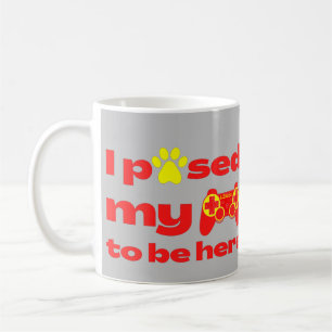 Taza De Café PASABA MI JUEGO PARA ESTAR AQUÍ juegos graciosos