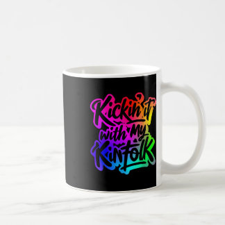 Taza De Café Pasándolo genial con mi familia divertida Reunión 