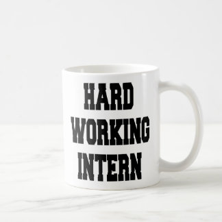 Taza De Café Pasante de trabajo duro