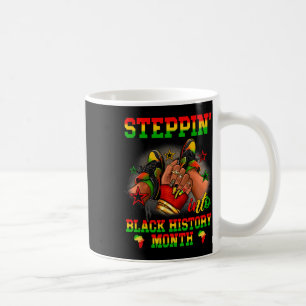 Taza De Café Pasar al Mes de la Historia Negra Chica de Mujeres