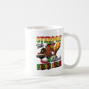 Taza De Café Pasar al Mes de la Historia Negra Snea Chicas Negr