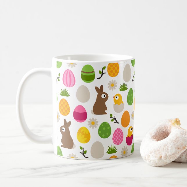Taza De Café Pascua (Con donut)