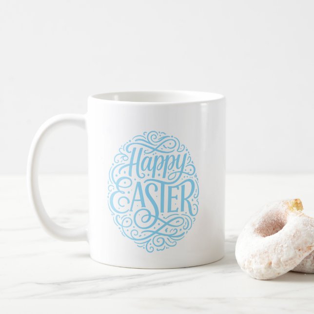 Taza De Café Pascua   (Con donut)