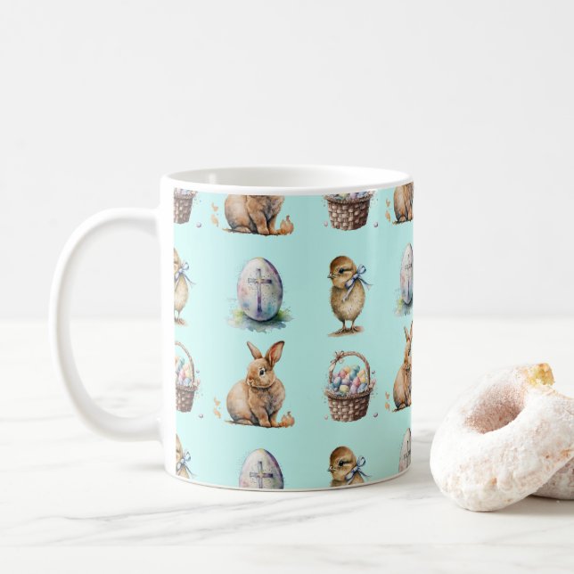 Taza De Café Pascua (Con donut)