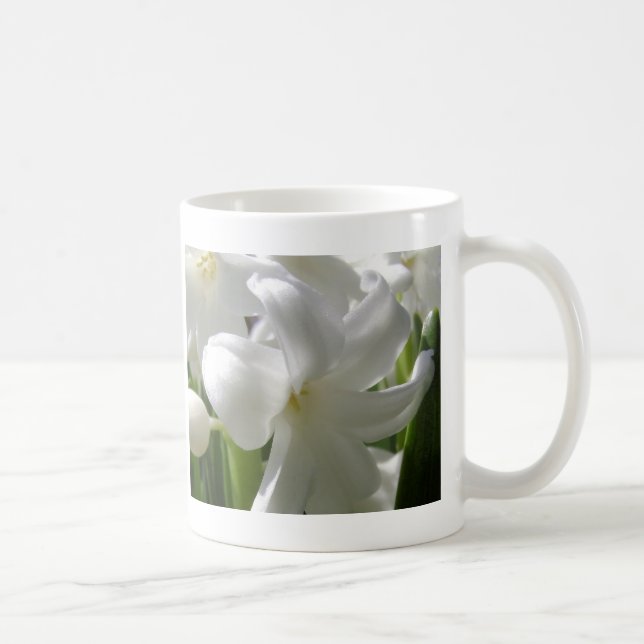 Taza De Café Pascua blanca Lilly (Derecha)