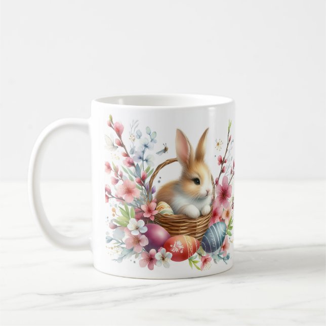 Taza De Café Pascua - Conejo acuático - (Izquierda)