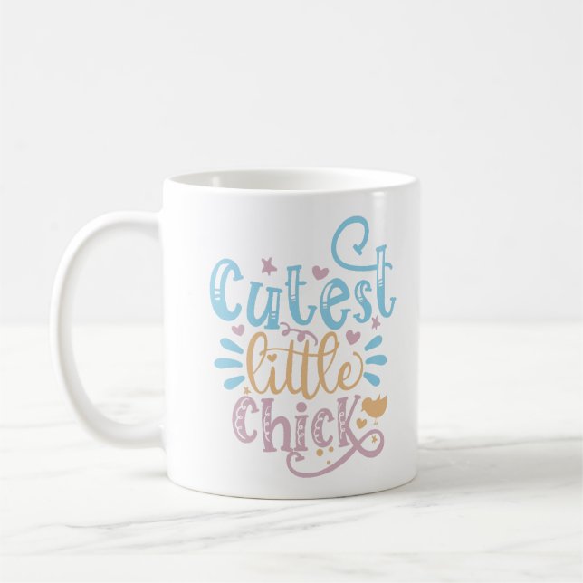 Taza De Café Pascua de Chick Pequeña (Izquierda)