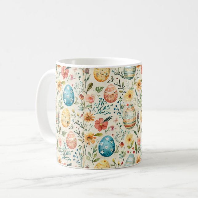 Taza De Café Pascua de primavera 2 (Anverso izquierdo)