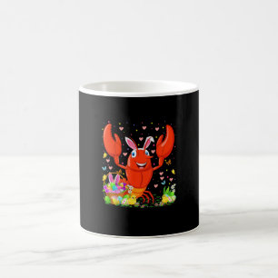 Taza De Café Pascua de Semana Santa Crawfish Bunny Egg Huning C