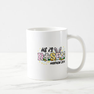 Taza De Café Pascua Él ha Resucitado Mateo 28 6 Mujeres Cristia