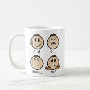 Taza De Café Pascua "Las cuatro respuestas" Café Mug de 11 oz