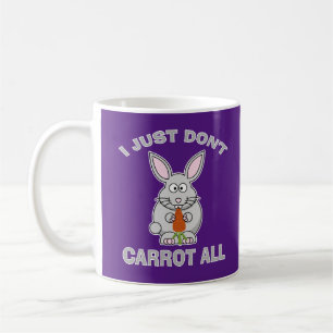 Taza De Café Pascua, no me acobardo todo el divertido conejo de