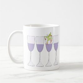 Taza De Café Pascua "Vino y rana" 11 oz Café Mug