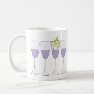Taza De Café Pascua "Vino y rana" Café de 11 oz