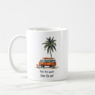 Taza De Café Pasear por las olas VW Campervan Mug