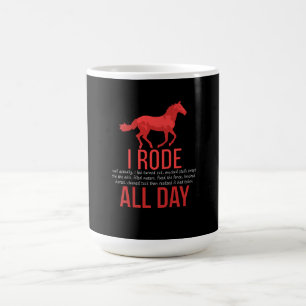 Taza De Café Paseo a Caballo - Regalo de Paseo a Caballo