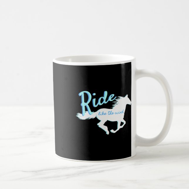 Taza De Café Paseo Como Los Amantes Del Caballo De Viento Para  (Derecha)