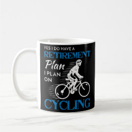 Taza De Café Paseo de ciclo de la bici de la bicicleta del plan