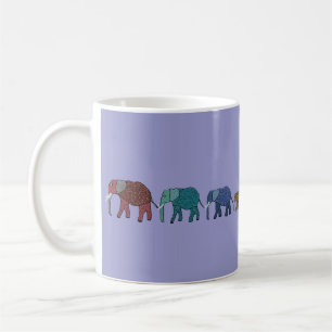 Taza De Café Paseo del elefante africano