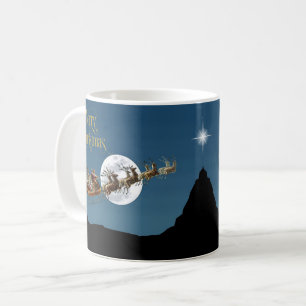 Taza De Café Paseo del trineo de Santa