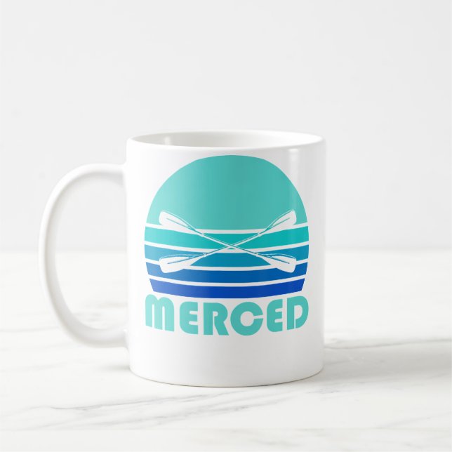 Taza De Café Paseo en balsa Merced Rafting Remo Tubing (Izquierda)