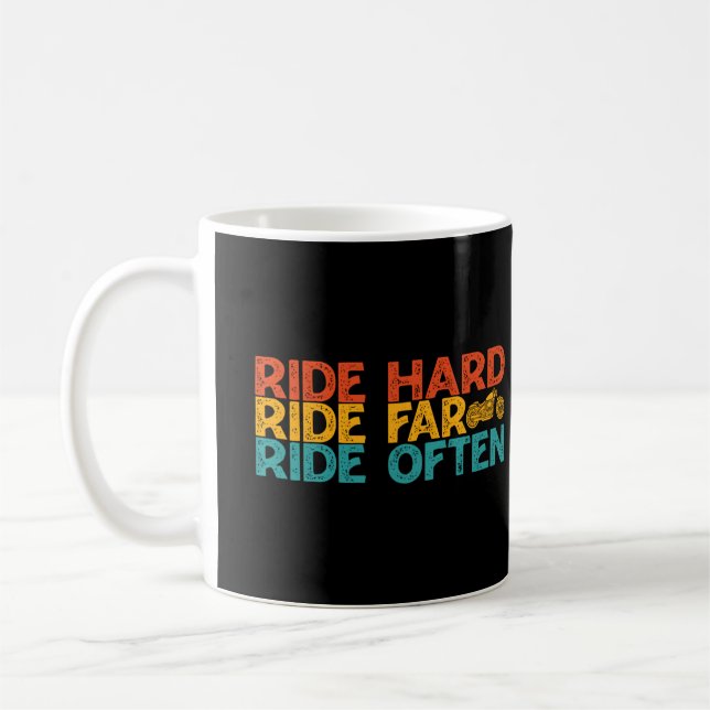 Taza De Café Paseo en bicicleta con frecuencia en moto (Izquierda)